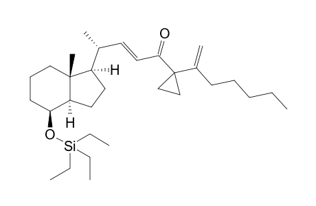 (22E)-Des-A,B-25-(1-methylene-hexyl)-24-oxo-8.beta.-[(triethylsilyl)oxy]-26,27-cyclo-22-dehydrocholestane