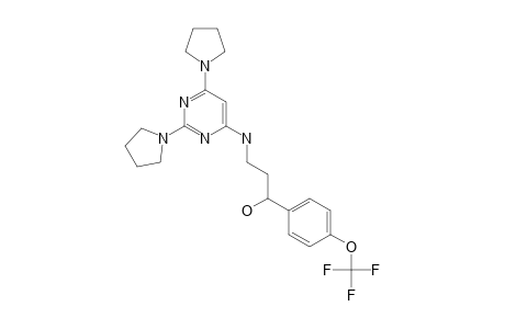 6-[3'-HYDROXY-3'-(4''TRIFLUOROMETHOXYPHENYL)-PROPYLAMINO]-2,4-DI-(PYRROLIDIN-1-YL)-PYRIMIDINE
