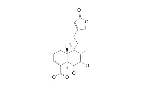 (4aR,5R,6S,7S,8R,8aR)-7,8-dihydroxy-5-[2-(5-keto-2H-furan-3-yl)ethyl]-5,6,8a-trimethyl-3,4,4a,6,7,8-hexahydronaphthalene-1-carboxylic acid methyl ester