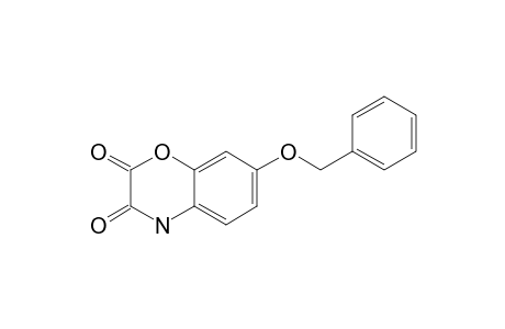 7-BENZYLOXY-4H-2,3-DIOXO-1,4-BENZOXAZINE