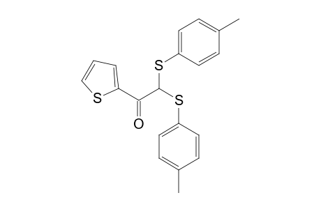 2-thiopheneglyoxal, mono(di-p-tolyl mercaptal)