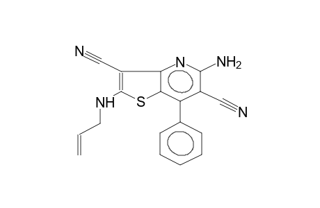 2-allylamino-3,6-dicyano-5-amino-7-phenylthieno[3,2-b]pyridine