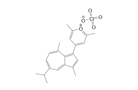 4-(3,8-DIMETHYL-5-ISOPROPYL-AZULEN-1-YL)-2,6-DIMETHYL-PYRANYLIUM-PERCHLORATE;(RN=5'-I-PR,3',8'ME2)