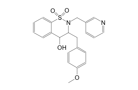 2H-1,2-benzothiazin-4-ol, 3,4-dihydro-3-[(4-methoxyphenyl)methyl]-2-(3-pyridinylmethyl)-, 1,1-dioxide