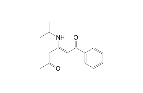 3-(Isopropylamino)-1-phenylhex-2-en-1,5-dione