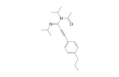N-isopropyl-N-(1-(isopropylimino)-3-(4-propylphenyl)prop-2-ynyl)acetamide