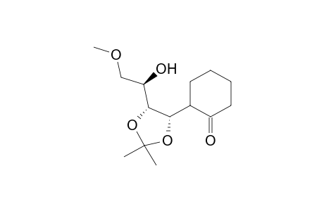 (1R,1'R/S)-1,2-O-isopropylidene-4-O-methyl-1-(2'-oxo-1'-cyclohexyl)-D-erythriitol
