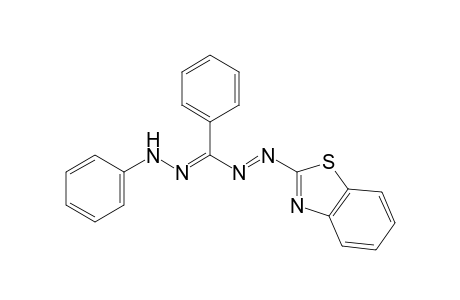 1-(2-benzothiazolyl)-3,5-diphenylformazan