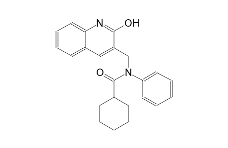 N-[(2-hydroxy-3-quinolinyl)methyl]-N-phenylcyclohexanecarboxamide