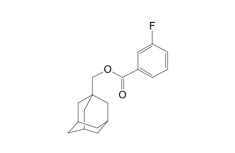 3-Fluorobenzoic acid, 1-adamantylmethyl ester