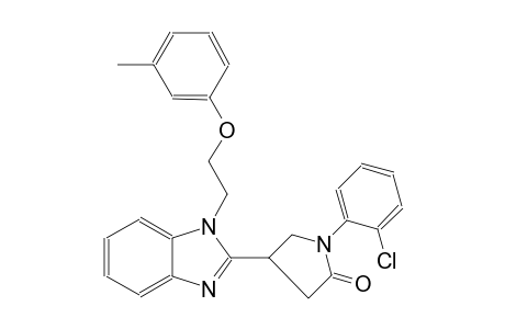 2-pyrrolidinone, 1-(2-chlorophenyl)-4-[1-[2-(3-methylphenoxy)ethyl]-1H-benzimidazol-2-yl]-