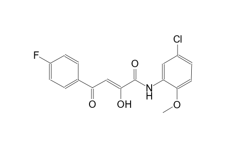 (2Z)-N-(5-chloro-2-methoxyphenyl)-4-(4-fluorophenyl)-2-hydroxy-4-oxo-2-butenamide