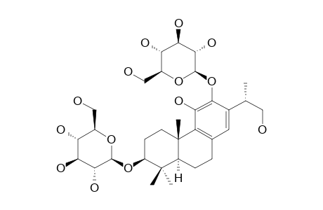 3,12-O-BETA-D-DIGLUCOPYRANOSYL-11,16-DIHYDROXYABIETA-8,11,13-TRIENE