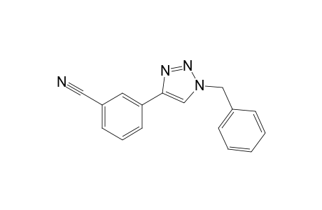 3-(1-Benzyl-1H-1,2,3-triazol-4-yl)benzonitrile