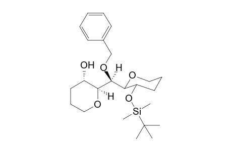 (2S,3S)-2-[(Benzyloxy)(2R,3S)-3-(tert-butyldimethylsiloxy)tetrahydropyran-2-yl]-(R)-methyl]dihydropyran-3-ol