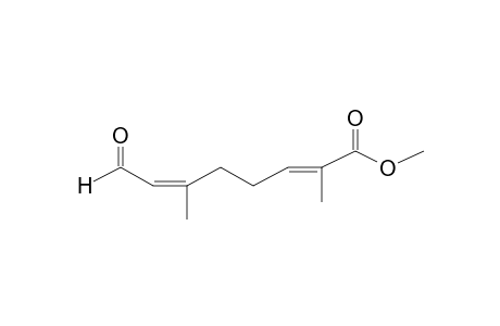 2,6-Dimethyl-8-oxoocta-2,6-dienoic acid, methyl ester