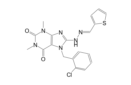 2-thiophenecarbaldehyde [7-(2-chlorobenzyl)-1,3-dimethyl-2,6-dioxo-2,3,6,7-tetrahydro-1H-purin-8-yl]hydrazone