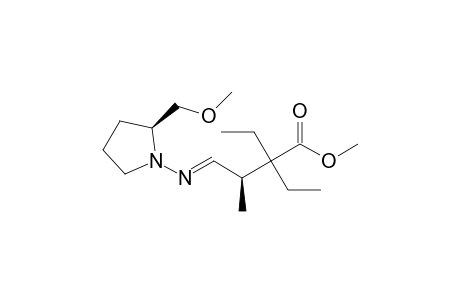 Methyl (3R,2'S)-4-{[2'-(methoxymethyl)pyrrolidin-1'-yl]imino}-2,2-diethyl-3-methylbutanoate