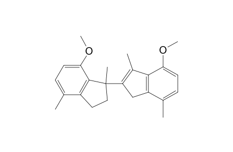 1,2'-Bi-1H-indene, 2,3-dihydro-4',7-dimethoxy-1,3',4,7'-tetramethyl-, (.+-.)-