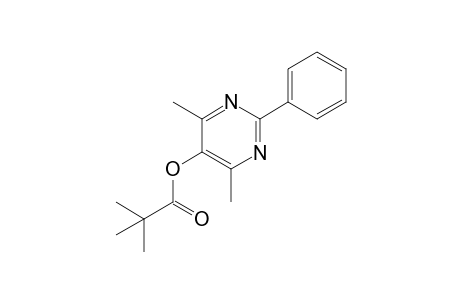 4,6-Dimethyl-2-phenylpyrimidin-5-yl Pivalate