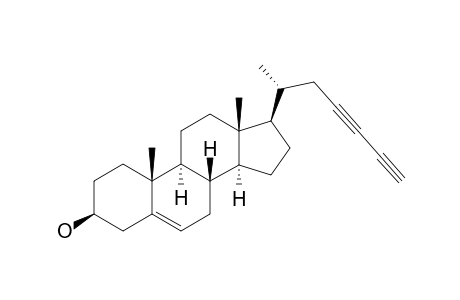 20-(R)-(penta-2',4'-diynyl)-pregn-5-en-3-β-ol