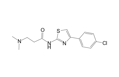 N-[4-(4-Chlorophenyl)-1,3-thiazol-2-yl]-3-(dimethylamino)propanamide
