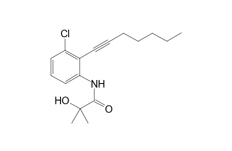 N-(3-Chloro-2-(hept-1-ynyl)phenyl)-2-hydroxy-2-methylpropanamide