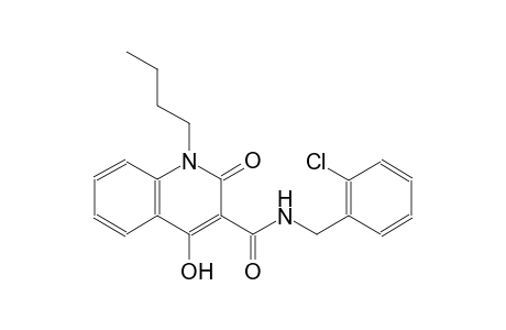 1-butyl-N-(2-chlorobenzyl)-4-hydroxy-2-oxo-1,2-dihydro-3-quinolinecarboxamide