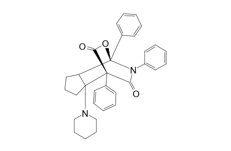 1,7,10-triphenyl-6-piperidino-9-oxa-10-azatricyclo[5.2.2.0(2,6)]undecane-8,11-dione