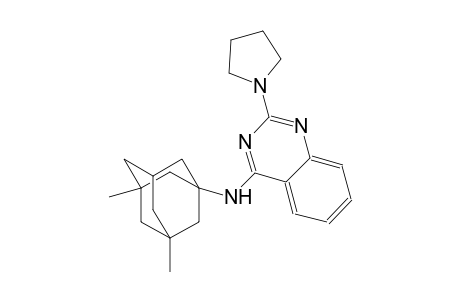 N-(3,5-dimethyl-1-adamantyl)-2-(1-pyrrolidinyl)-4-quinazolinamine