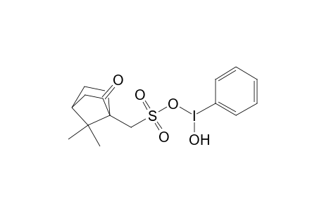 Iodine, (7,7-dimethyl-2-oxobicyclo[2.2.1]heptane-1-methanesulfonato-O)hydroxyphenyl-, [1S-(1.alpha.,4.beta.)]-