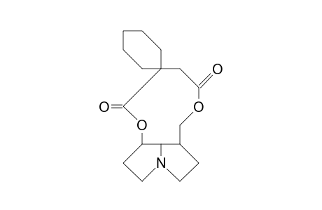 (-)-7,9-O,O-(3,3-Pentamethylene-glutaryl)-platynecine