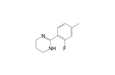 2-(2-Fluoro-4-methylphenyl)-1,4,5,6-tetrahydropyrimidine