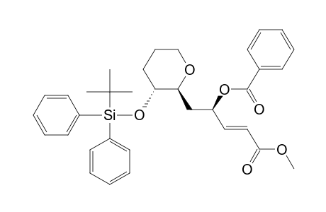 (1R)-1-[[(2S,3R)-3-(tert-Butyldiphenylsiloxy)tetrahydropyran-2-yl]methyl]-3-(methoxycarbonyl)-(E)-allyl Benzoate
