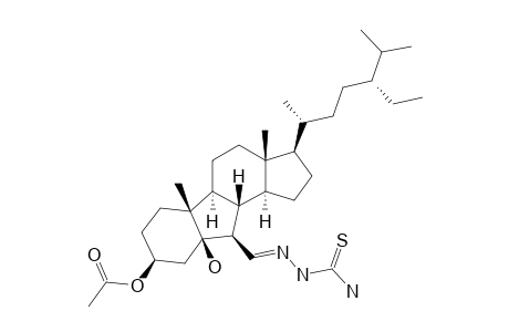 3-BETA-ACETOXY-5-BETA-HYDROXYL-6-BETA-THIOSEMICARBAZONE-B-NOR-SITOSTANE