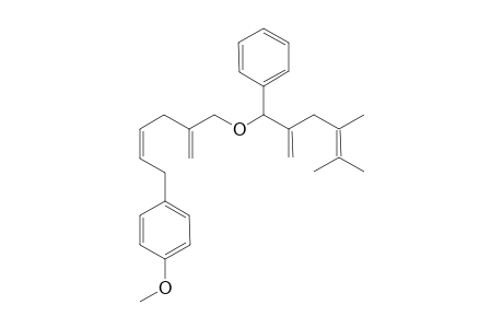 1-((2Z)-5-{[(4,5-Dimethyl-2-methylene-1-phenylhex-4-en-1-yl)oxy]methyl}hexa-2,5-dien-1-yl)-4-methoxybenzene