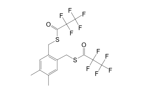 Durene-.alpha.1,.alpha.2-dithiol, S,S'-bis(pentafluoropropionyl)-