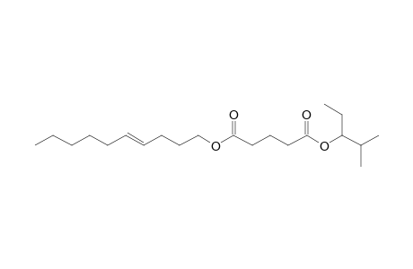 Glutaric acid, 2-methylpent-3-yl dec-4-enyl ester