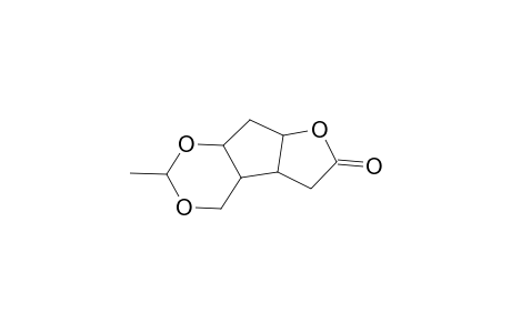 2-Methylhexahydrofuro[3',2':3,4]cyclopenta[1,2-d][1,3]dioxin-6(4H)-one