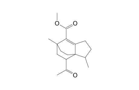 Methyl endo-9-acetyl-2,7-dimethyltricyclo[5.2.2.0(1,5)]undec-5-ene-6-carboxylate