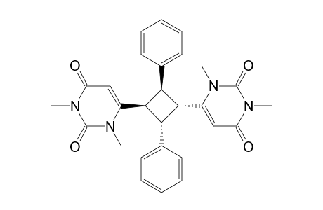 (1.alpha.,2.alpha.,3.beta.,4.beta.)-1,3-bis(1,3-dimethyl-6-uracilyl)-2,4-diphenylcyclobutane