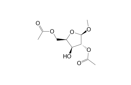 .beta.-D-Xylofuranoside, methyl, 2,5-diacetate