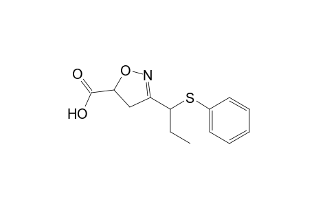 3-(1-phenylthiopropyl)-5-hydroxycarbonyl-4,5-dihydroisoxazole