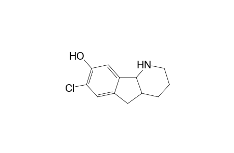 7-Chloro-8-hydroxy-2,3,4,4a,5,9b-hexahydro-1H-indeno[1,2-b]pyridine