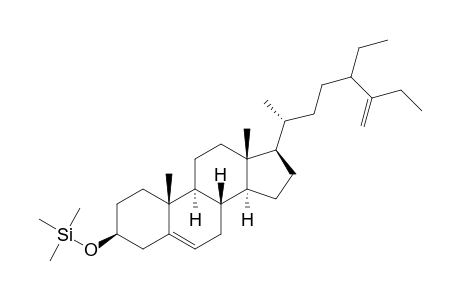 Silane, [[(3.beta.,24.xi.)-25-ethyl-27-norstigmasta-5,25-dien-3-yl]oxy]trimethyl-