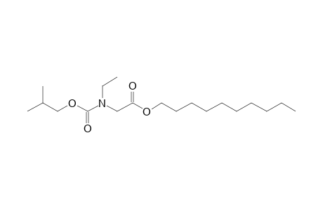 Glycine, N-ethyl-N-isobutoxycarbonyl-, decyl ester