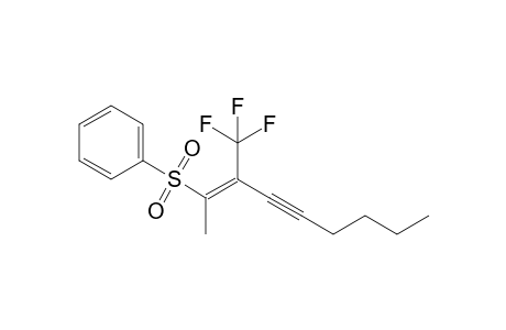 [(Z)-1-methyl-2-(trifluoromethyl)oct-1-en-3-ynyl]sulfonylbenzene