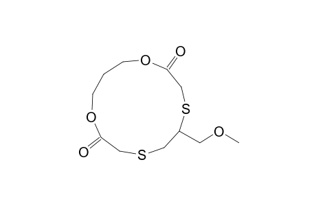 9-(Methoxymethyl)-1,5-dioxa-8,11-dithiacyclotridecane-6-13-dione