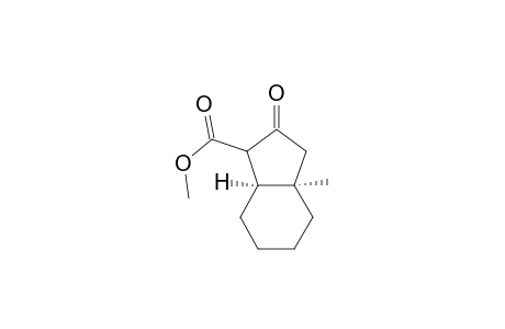 1H-Indene-1-carboxylic acid, octahydro-3a-methyl-2-oxo-, methyl ester, (3a.alpha.,7a.alpha.)-