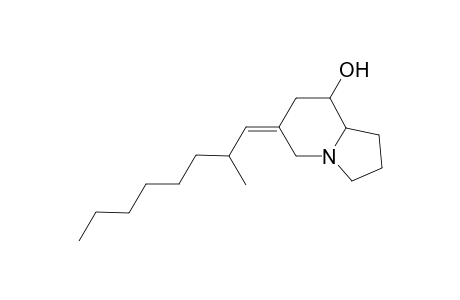 5-Hydroxy-3-(2'-methyloctylidene)-1-azabicyclo[4.3.0]nonane